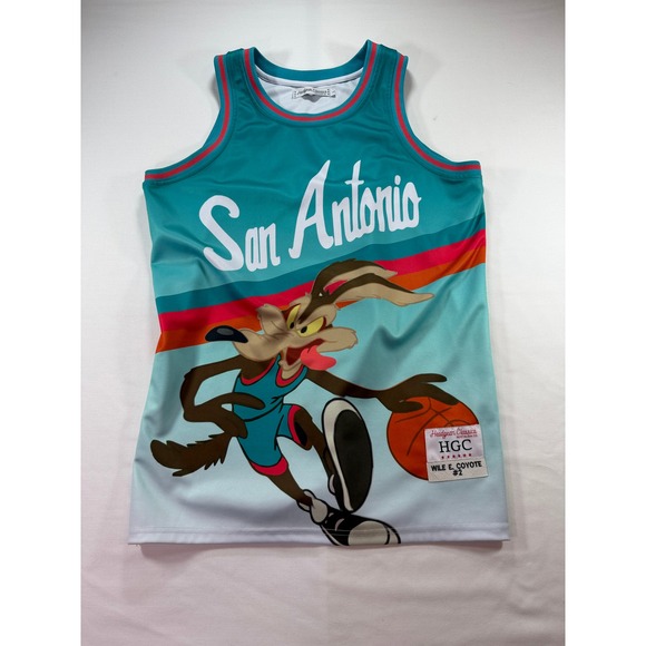 Other - Headgear Classics‎ Wile E Coyote San Antonio Jersey Men's XL Looney Tunes HGC